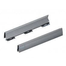 DWD-XP Drawer sides H 95 NL 400 alu-metallic PU 20 Комплект царг сірий лів./прав.