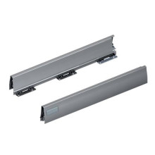 DWD-XP Drawer sides H 95 NL 500 alu-metallic PU 20 Комплект царг металік лів./прав.