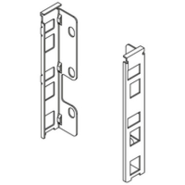 LEGRABOX кріплення задньої стінки,  висота K, ліве+праве, сірий оріон