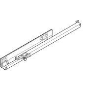 TANDEM част. выдвиж., 30 кг, НД=260 мм, с фиксатором, левая