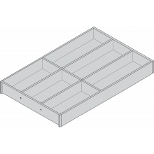 AMBIA-LINE  лоток для столових приборів для LEGRABOX, декор під дерево, 6 лотків, НД=500 мм, ширина=300 мм