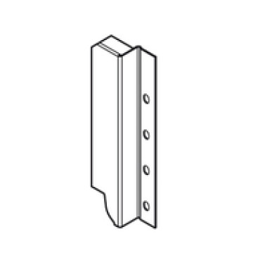 Кріпл. задньої стінки С тандемб. INTIVO, лів., білий шовк