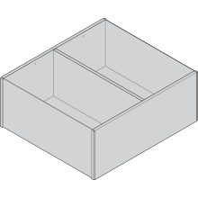 AMBIA-LINE рамка для LEGRABOX шухляда з високим фасадом, декор під дерево, від НД=270 мм, ширина=242 мм