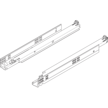 TANDEM plus полн. выдвиж., 50 кг, НД=750 мм, под замки, левая/правая