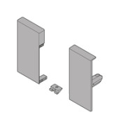 Кріплення передньої панелі внутрішнього ящика ANTARO, висота К лів+прав, шовковий білий