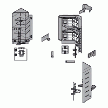 Кріпл. SYNCROMOTION для кутового ящика
