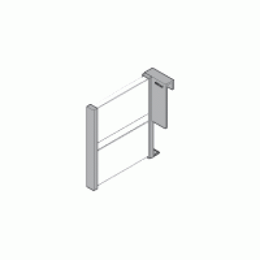 Повздовжній розділювач INTIVO, 100мм, терра-чорний