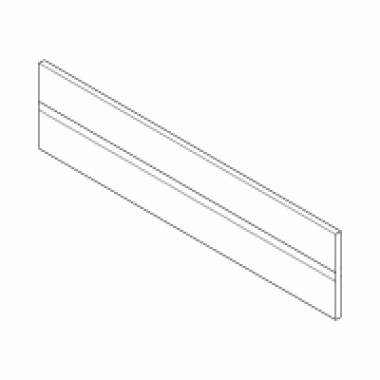 Поперечний розділювач INTIVO під розкрій, 1077мм, терра-чорний