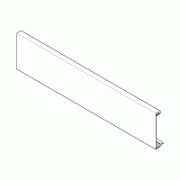 Передня панель INTIVO/ANTARO під розкрій для шухляди з поперечним релінгом, білий шовк