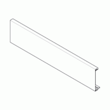 Передня панель INTIVO/ANTARO під розкрій для шухляди з поперечним релінгом, білий шовк