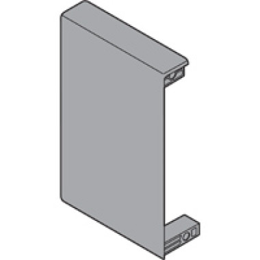 Кріплення передньої панелі внутрішнього ящика ANTARO, висота M лів, шовковий білий