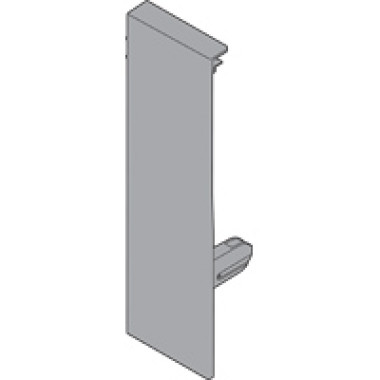 Кріплення передньої панелі та релінга внутрішнього ящика ANTARO, прав, білий шовк