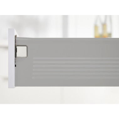 Метабокс L=450H, H=150 + 2кріплення + 2накладки (сірий)