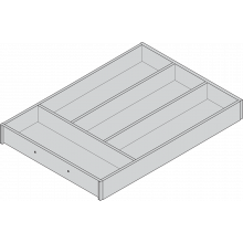 AMBIA-LINE  лоток для столових приборів для LEGRABOX, декор під дерево, 4 лотки, НД=450 мм, ширина=300 мм