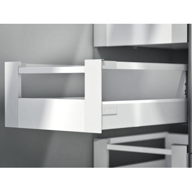 Тандембокс вн. ANTARO 500D одинарний релінг, білий шовк