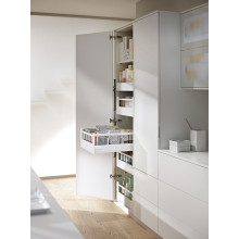 Тандембокс вн. ANTARO 550D одинарний релінг, білий шовк