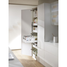 Тандембокс вн. ANTARO 450D одинарний релінг, білий шовк