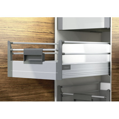 Тандембокс 400D подвійний релінг, внутрішній, білий